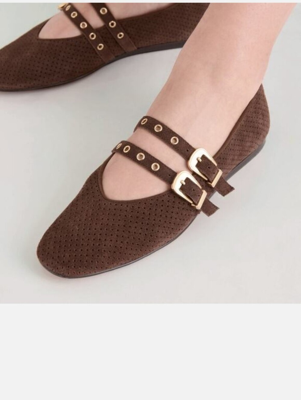 Dolce Vita Baylee Brown Suede Flat - Picture 5 of 8